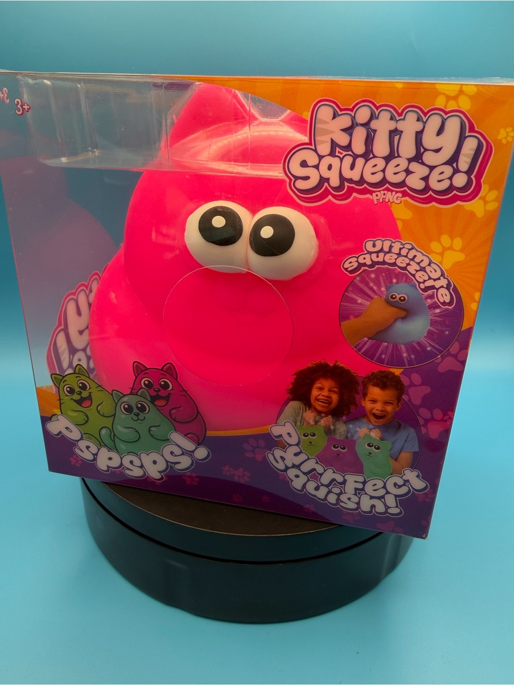 Squeeze Pink Kitty Squeeze Toy by Squeeze